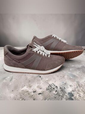 Kizik Milan Coffee Liqueur Sz M 9.5 W 11 Sneaker Brown Hands Free Comfort